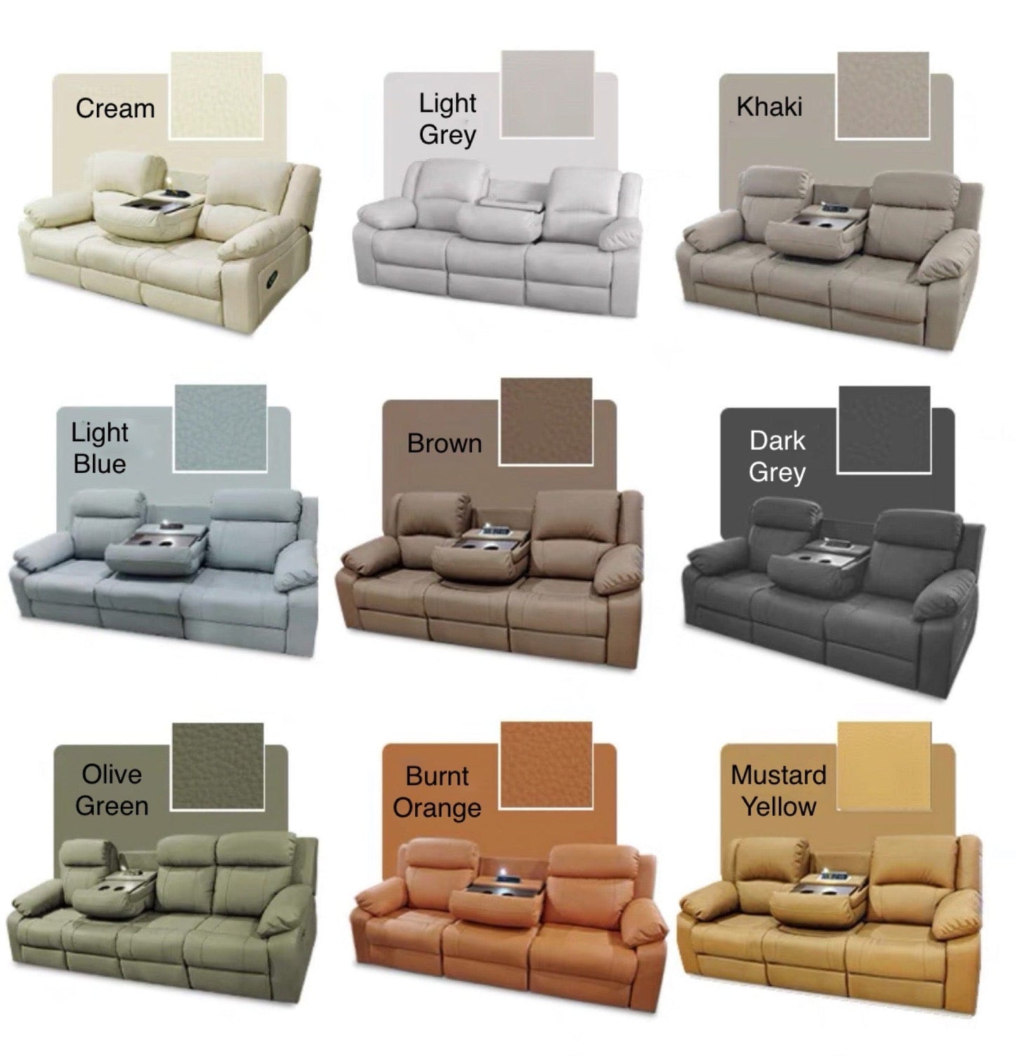 Home Atelier Mark Recliner Sofa