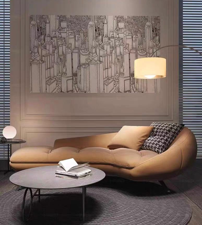 Home Atelier Markus Scratch Resistant Lounge Chaise Sofa