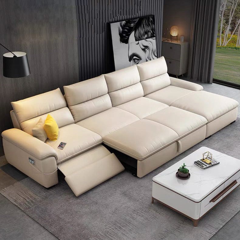 Home Atelier Maurice Electric Recliner Leather Sofa Bed