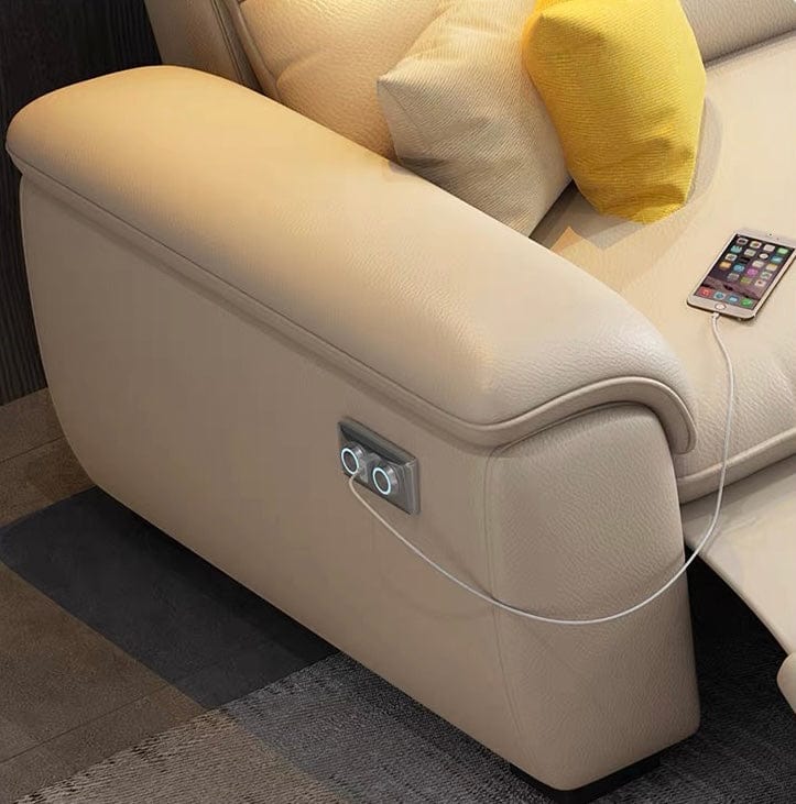 Home Atelier Maurice Electric Recliner Leather Sofa Bed