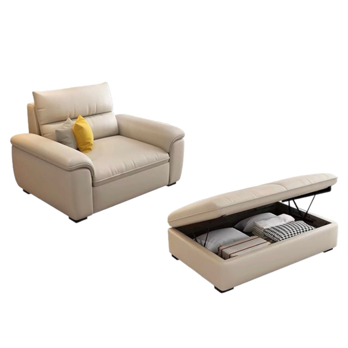 Home Atelier Maurice Electric Recliner Leather Sofa Bed