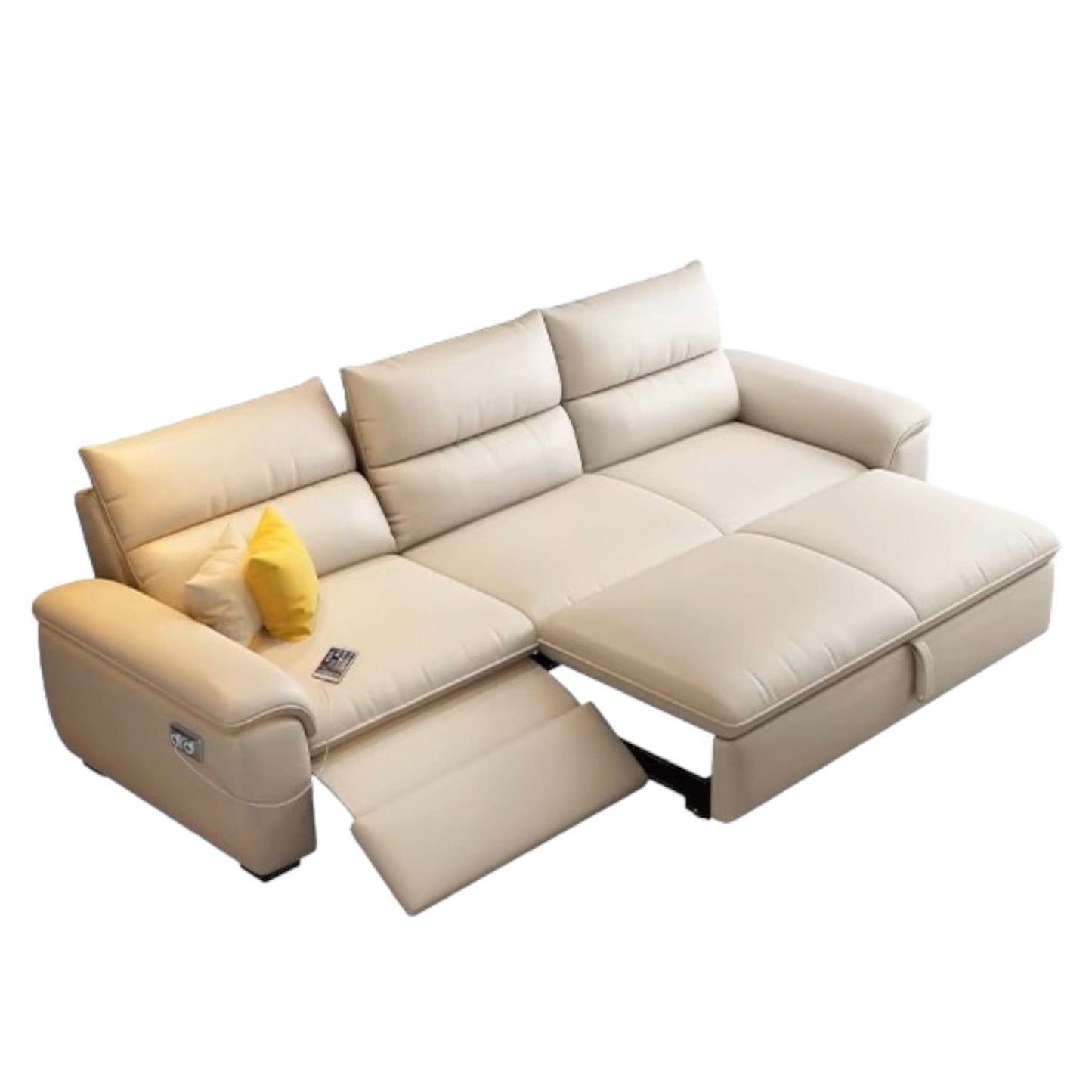 Home Atelier Maurice Electric Recliner Leather Sofa Bed