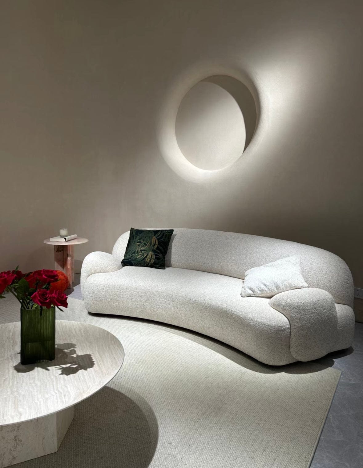 Home Atelier Maysen Performance Boucle Curve Sofa