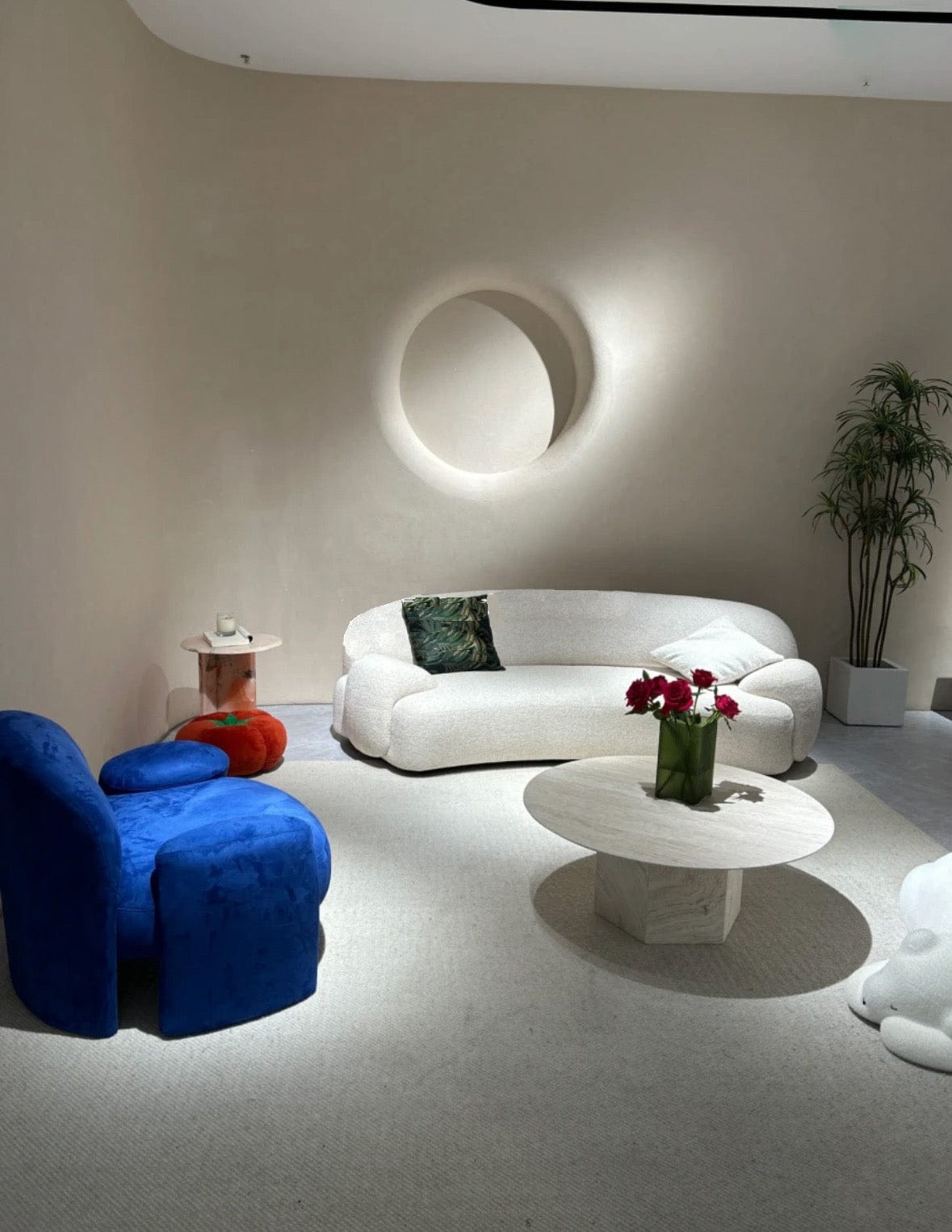 Home Atelier Maysen Performance Boucle Curve Sofa