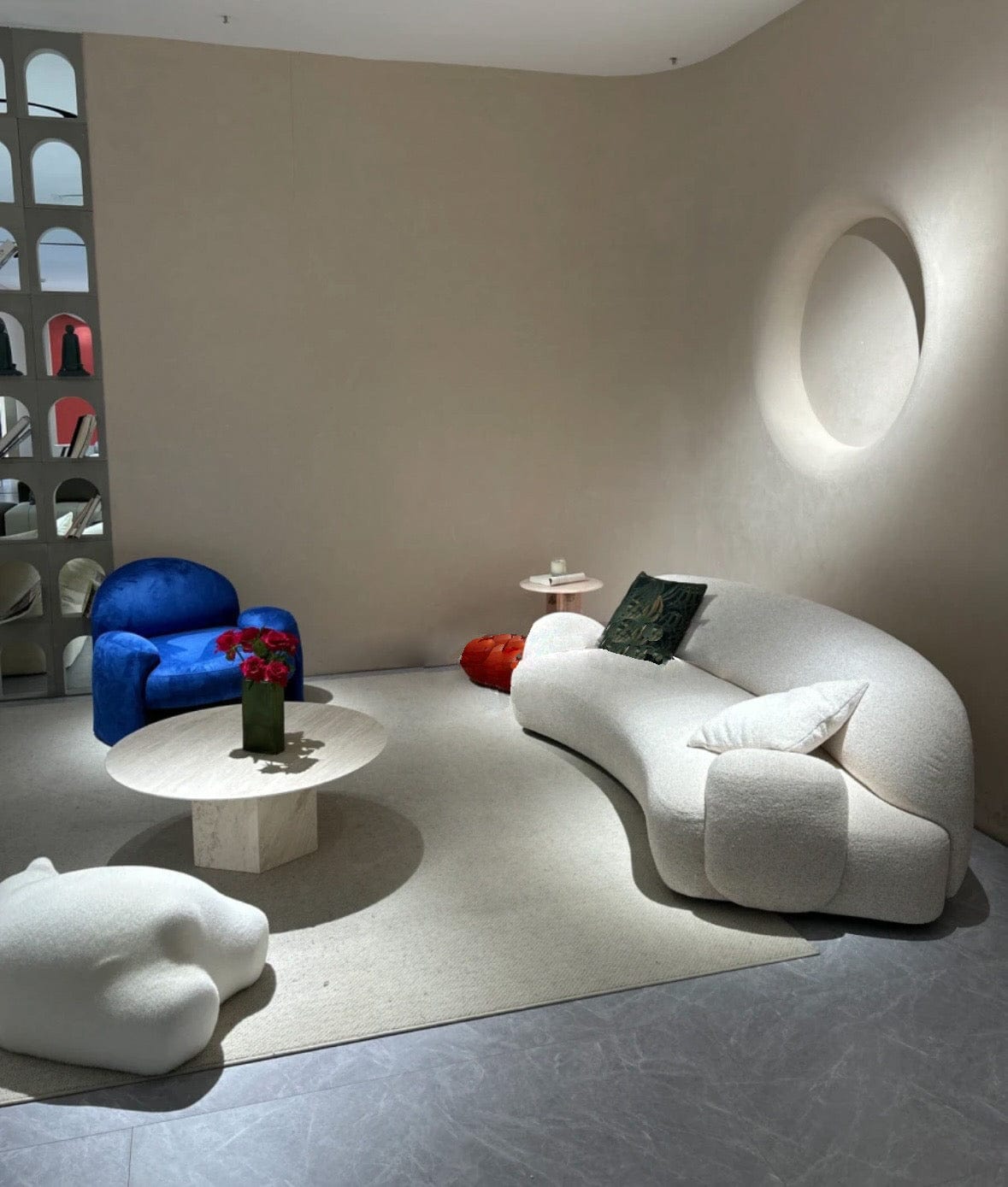 Home Atelier Maysen Performance Boucle Curve Sofa