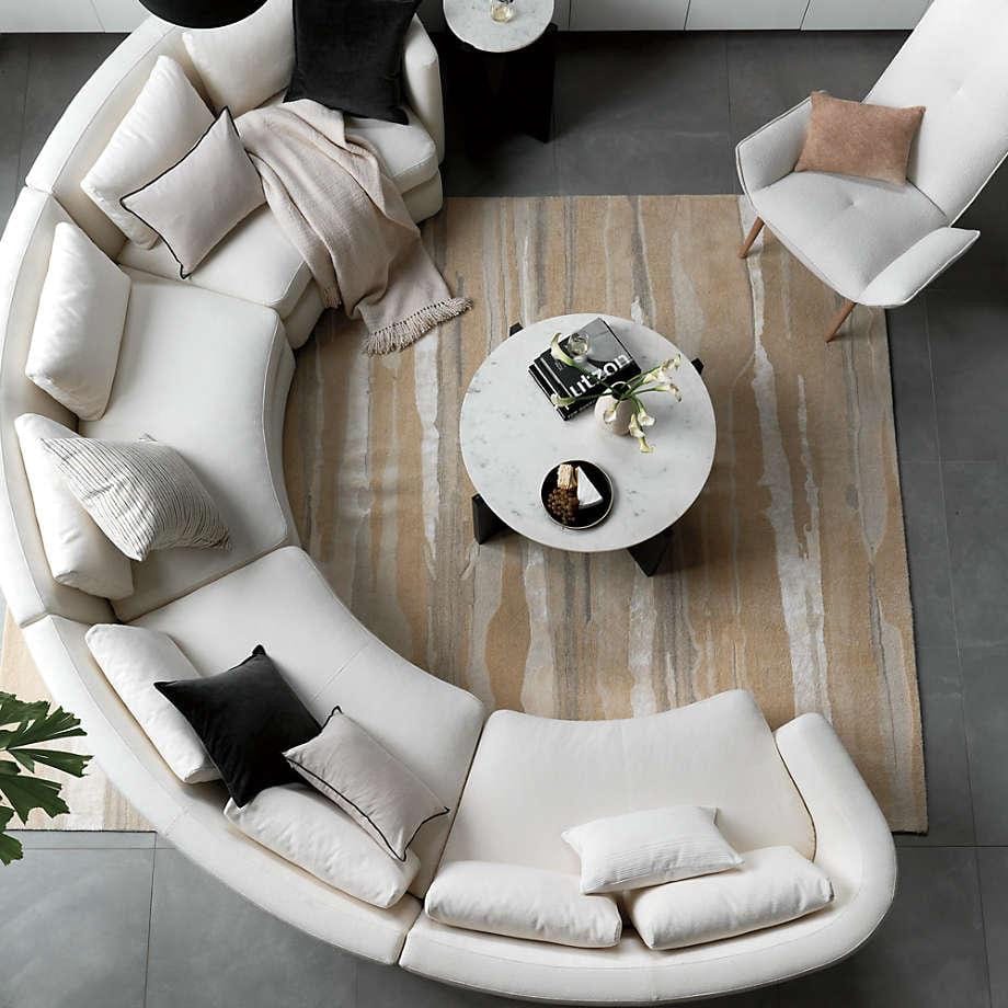 Home Atelier Melanie Performance Boucle Curve Sofa