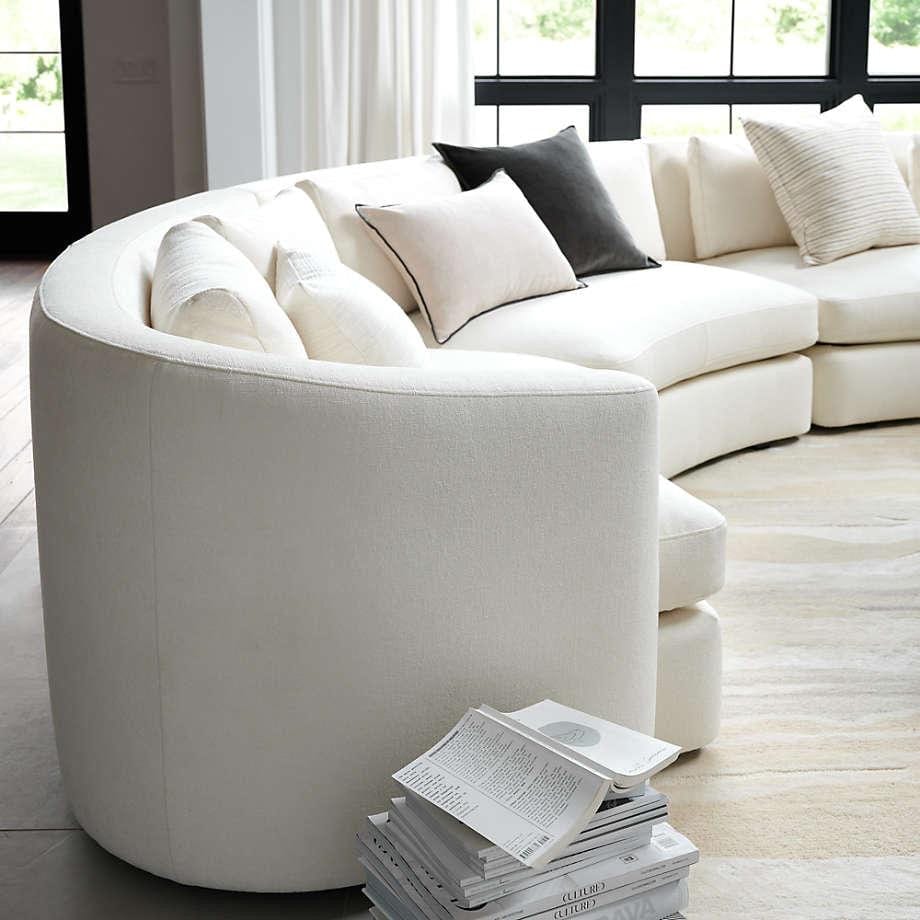 Home Atelier Melanie Performance Boucle Curve Sofa