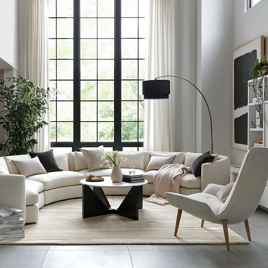 Home Atelier Melanie Performance Boucle Curve Sofa