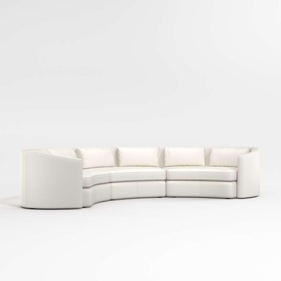 Home Atelier Melanie Performance Boucle Curve Sofa