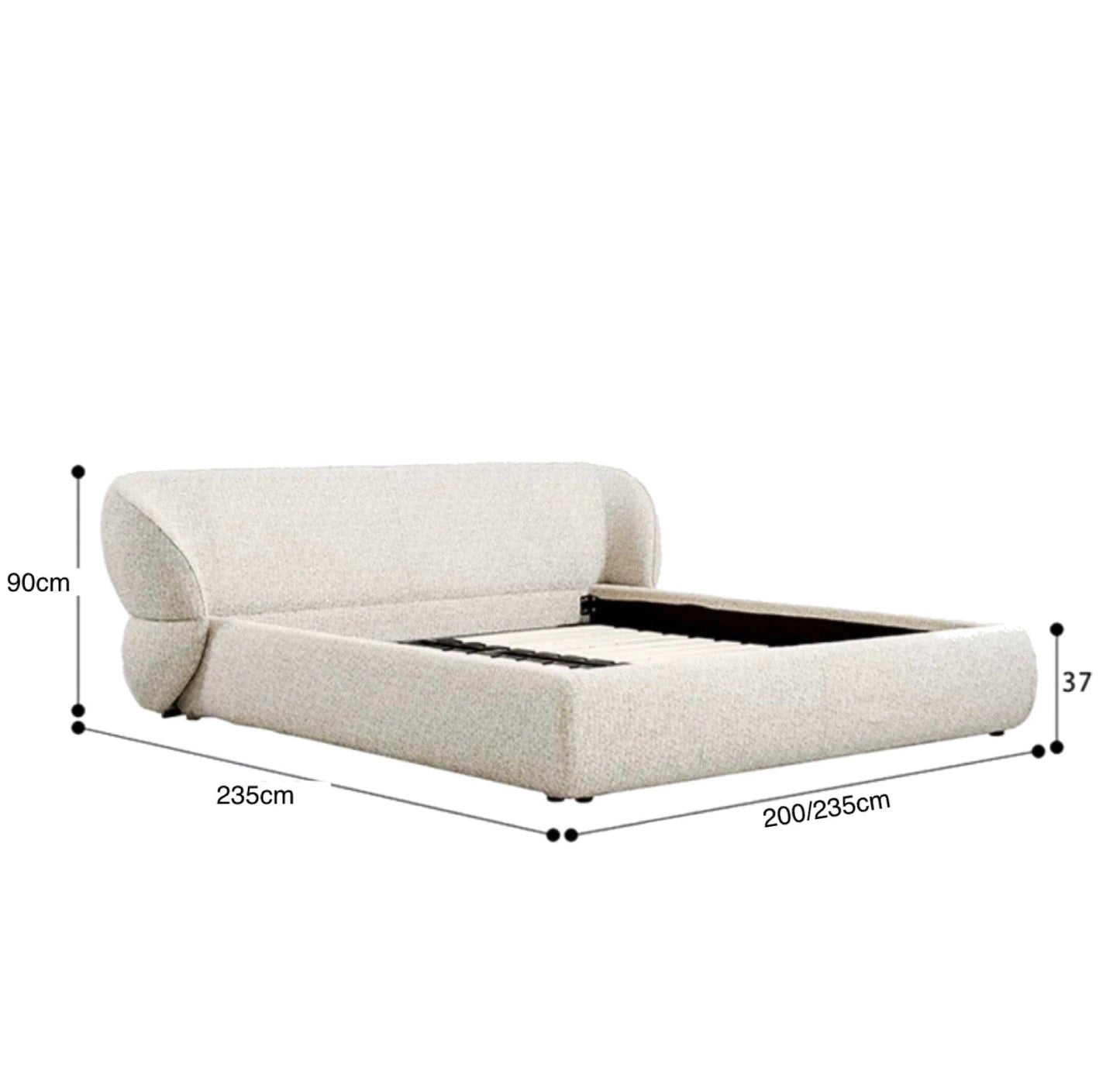 Home Atelier Melia Scratch Resistant Bed Frame