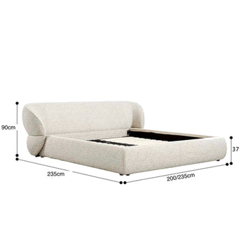 Home Atelier Melia Scratch Resistant Bed Frame
