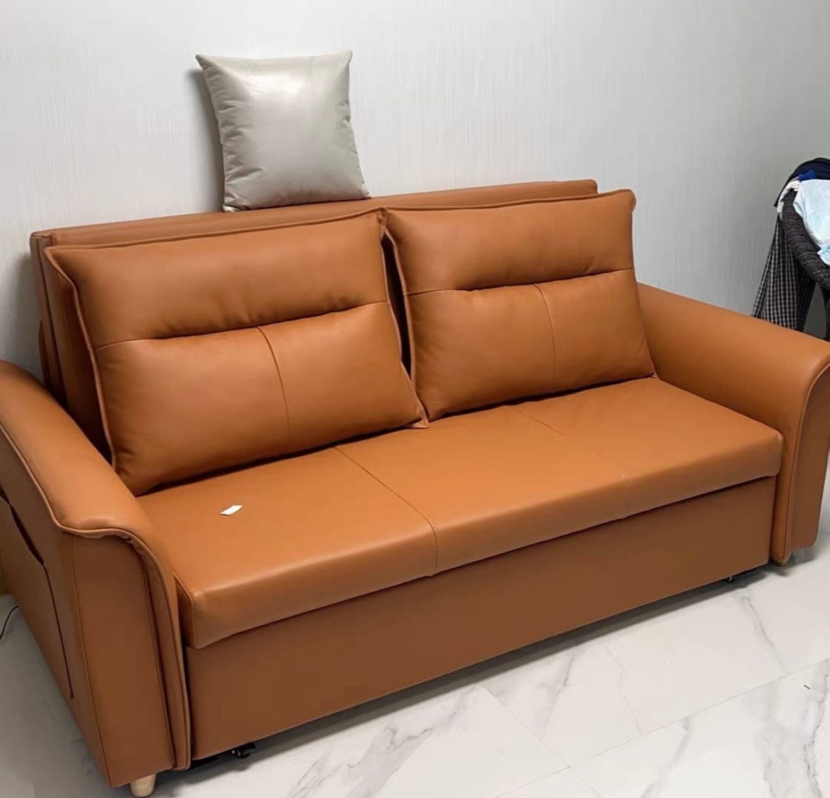 Home Atelier Melson Electric Motorized Leather Sofa Bed