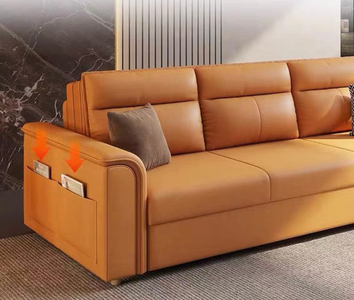 Home Atelier Melson Electric Motorized Leather Sofa Bed