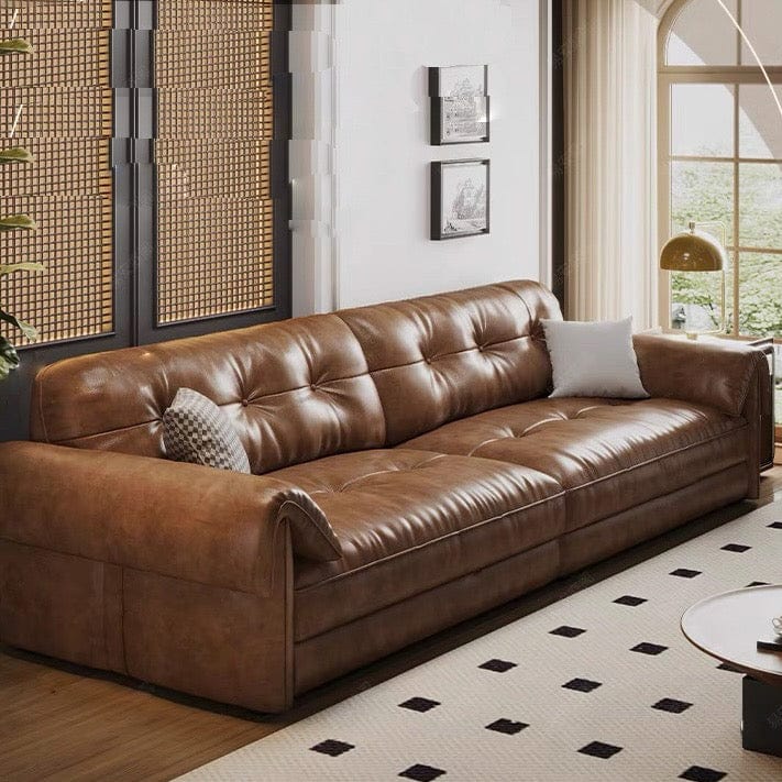 Home Atelier Melvin Sectional Leather Sofa