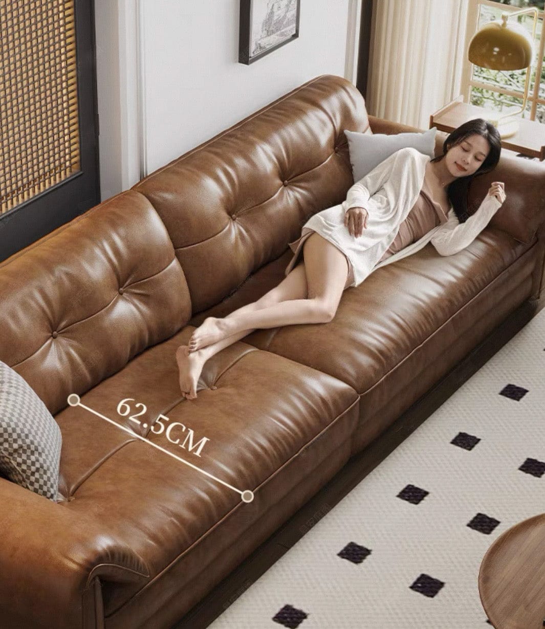 Home Atelier Melvin Sectional Leather Sofa