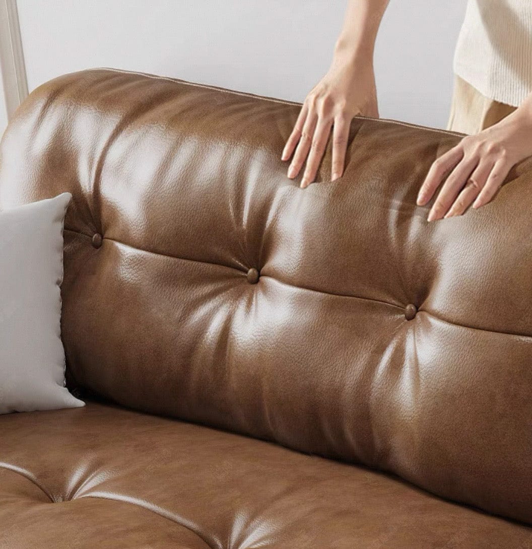 Home Atelier Melvin Sectional Leather Sofa