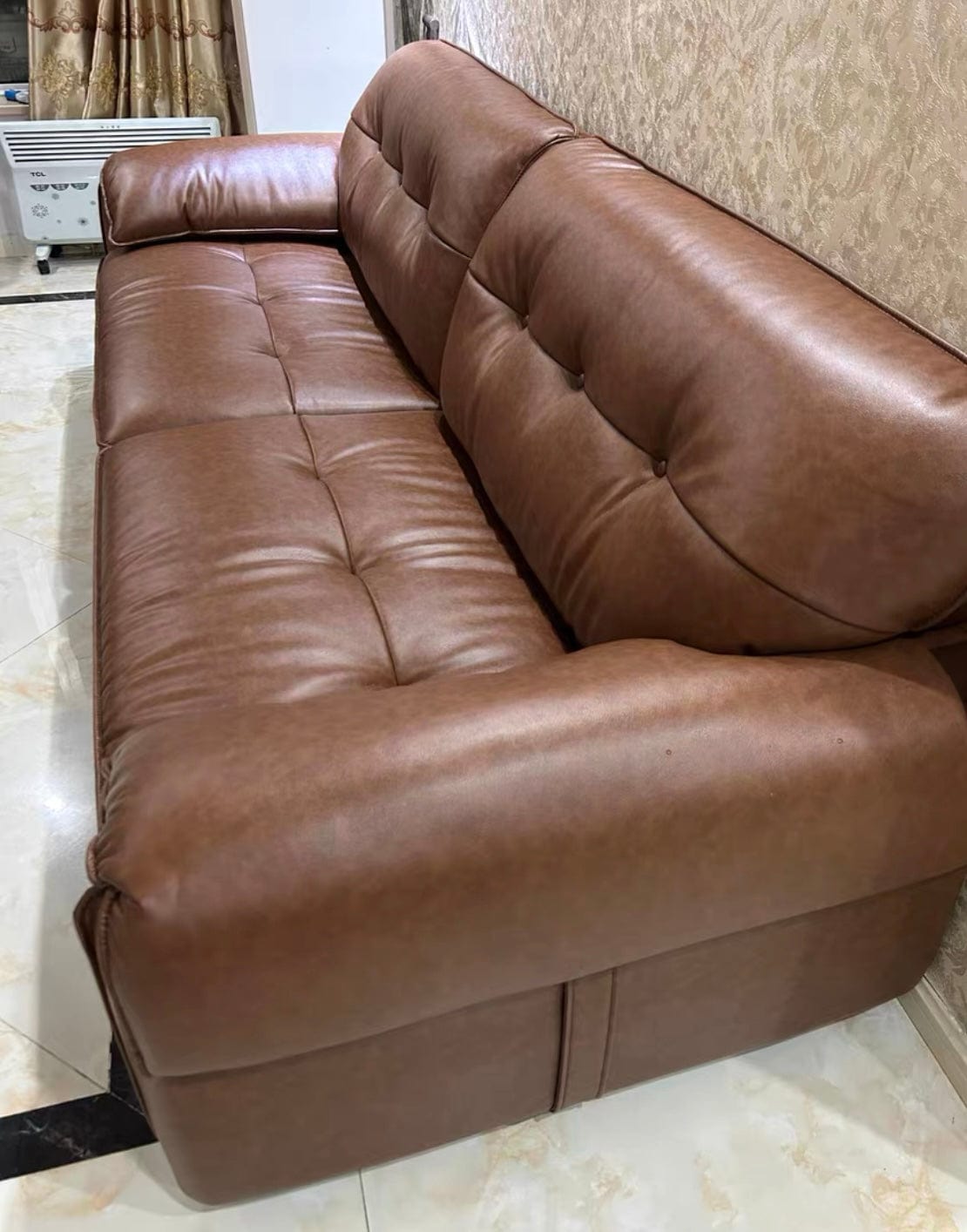 Home Atelier Melvin Sectional Leather Sofa