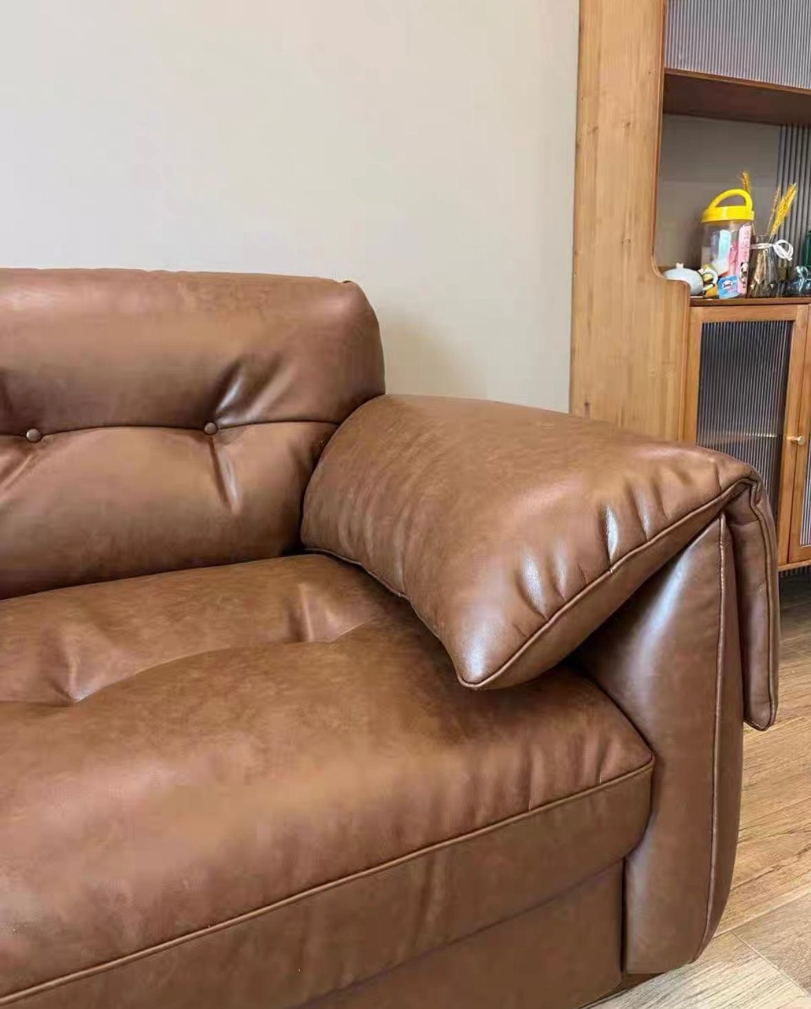 Home Atelier Melvin Sectional Leather Sofa