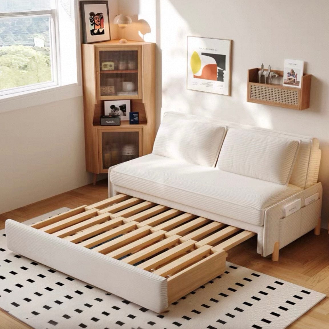 Home Atelier Meyson Scratch Resistant Storage Sofa Bed