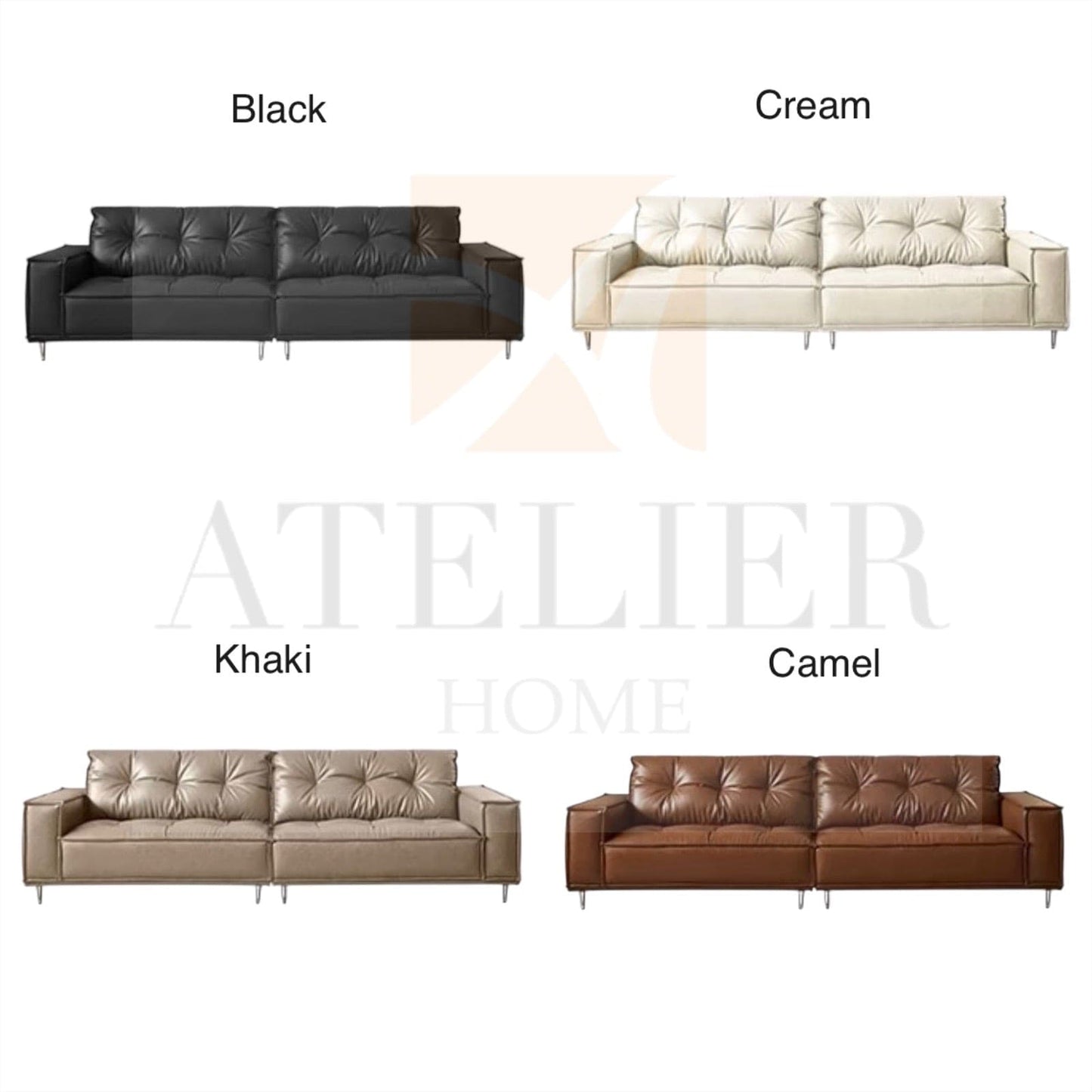 Home Atelier Michael Sectional Leather Sofa