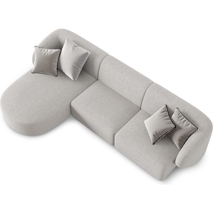 Home Atelier Milanov Sectional Boucle Sofa