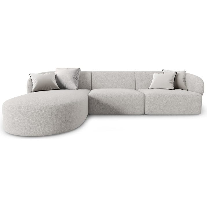 Home Atelier Milanov Sectional Boucle Sofa