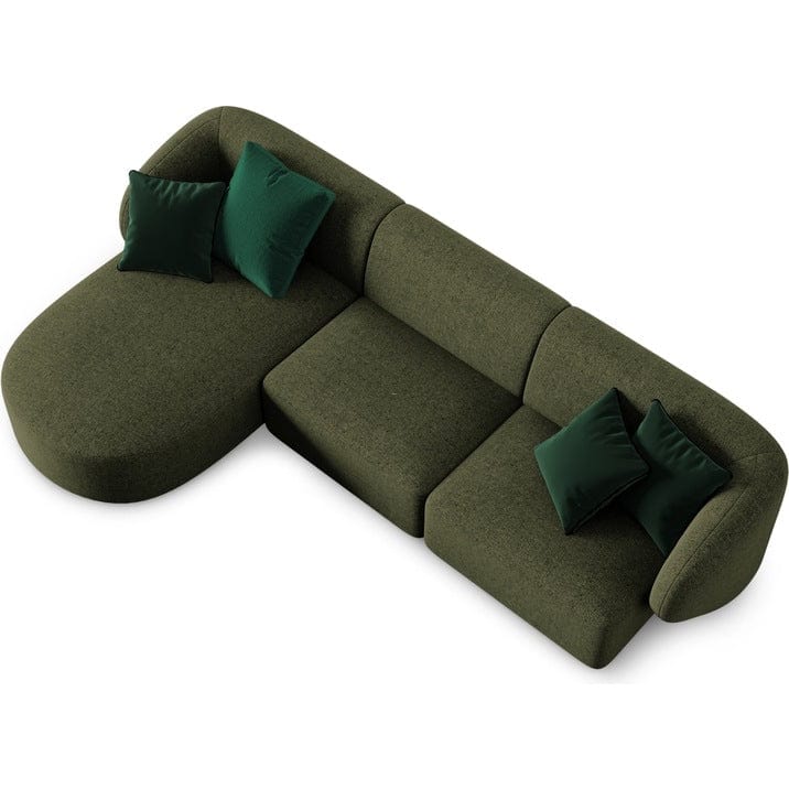 Home Atelier Milanov Sectional Boucle Sofa