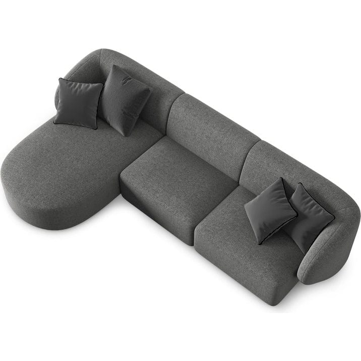 Home Atelier Milanov Sectional Boucle Sofa