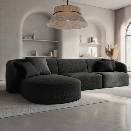 Home Atelier Milanov Sectional Boucle Sofa
