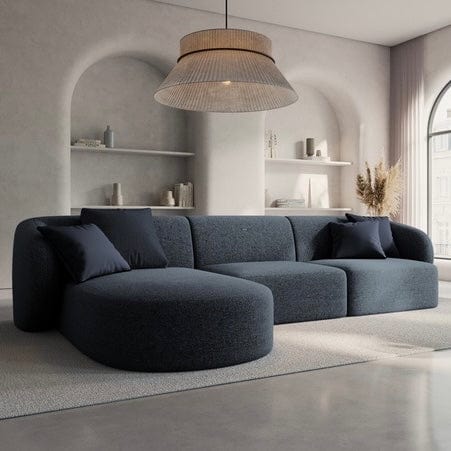 Home Atelier Milanov Sectional Boucle Sofa