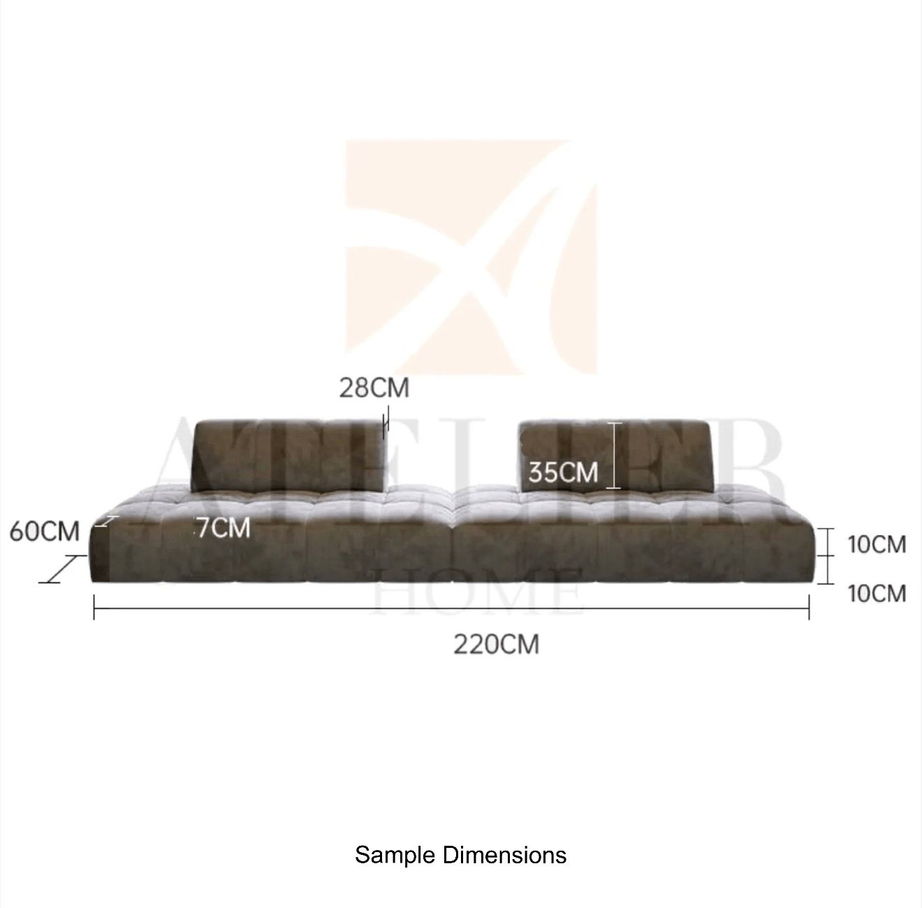 Home Atelier Milyon Scratch Resistant Customise Bay Window Sofa