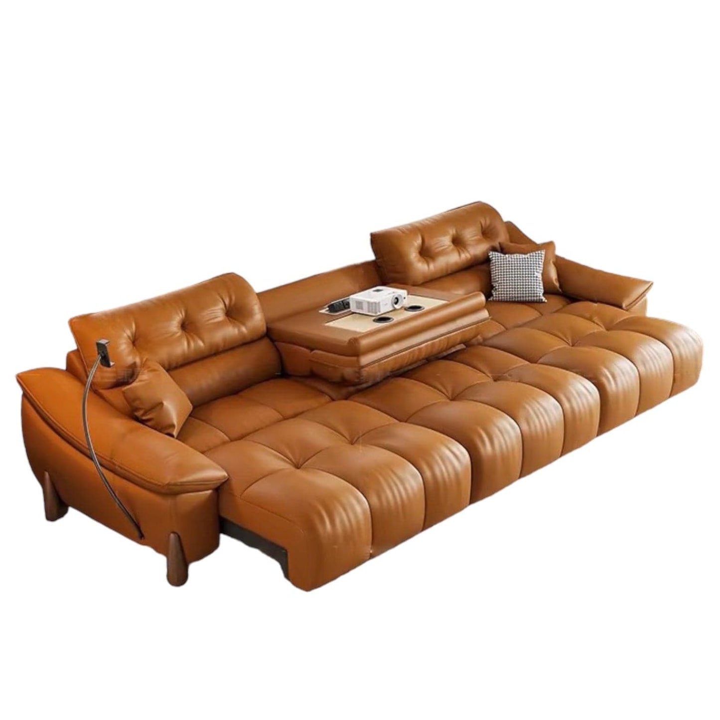 Home Atelier Monte Electric Motorized Leather Sofa Bed