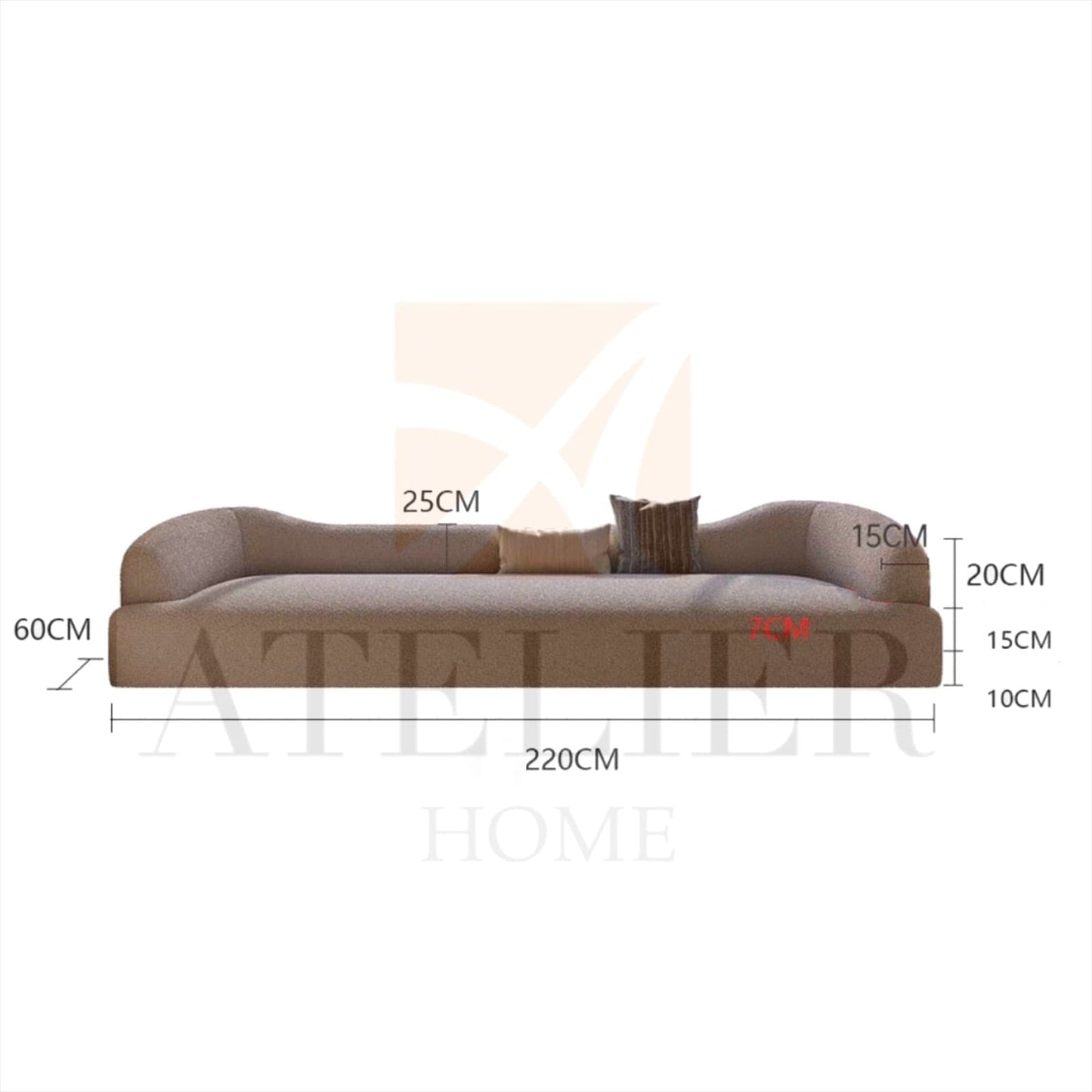 Home Atelier Morelles Customise Bay Window Curve Sofa