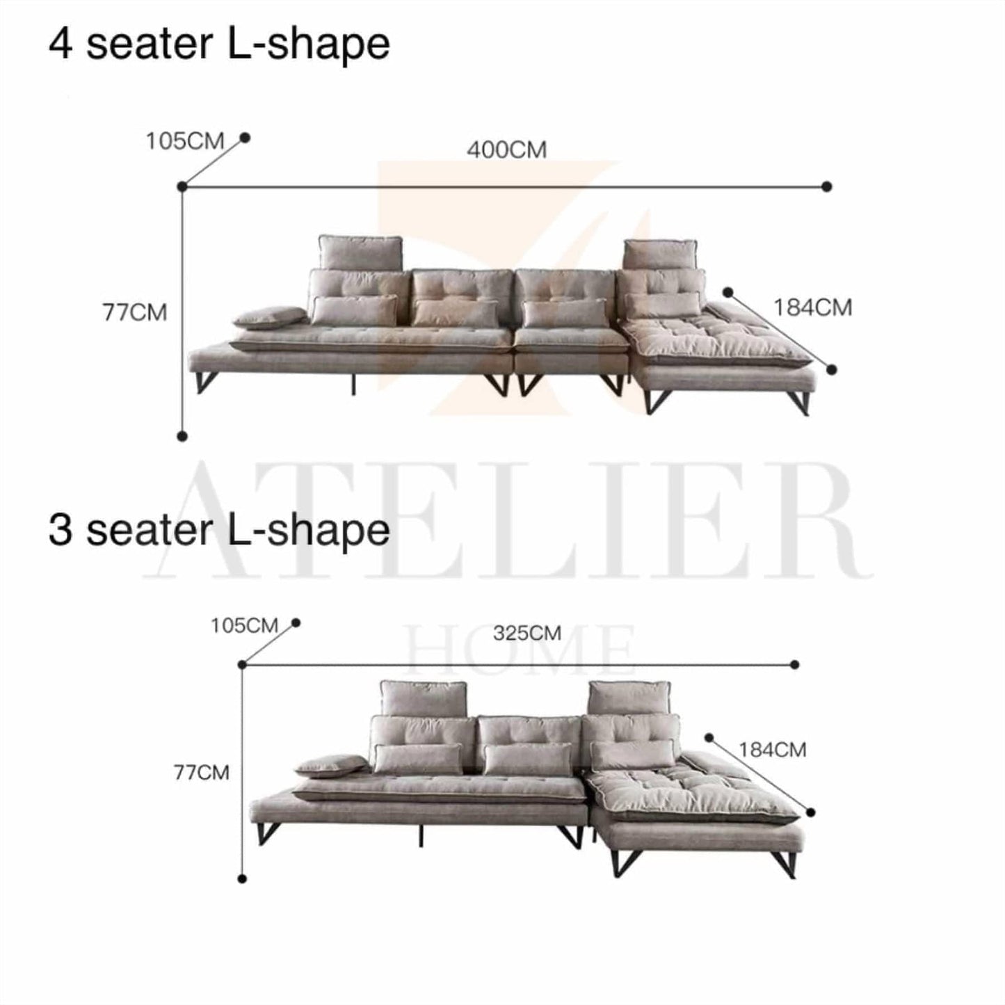 Home Atelier Moretti Slider Sofa