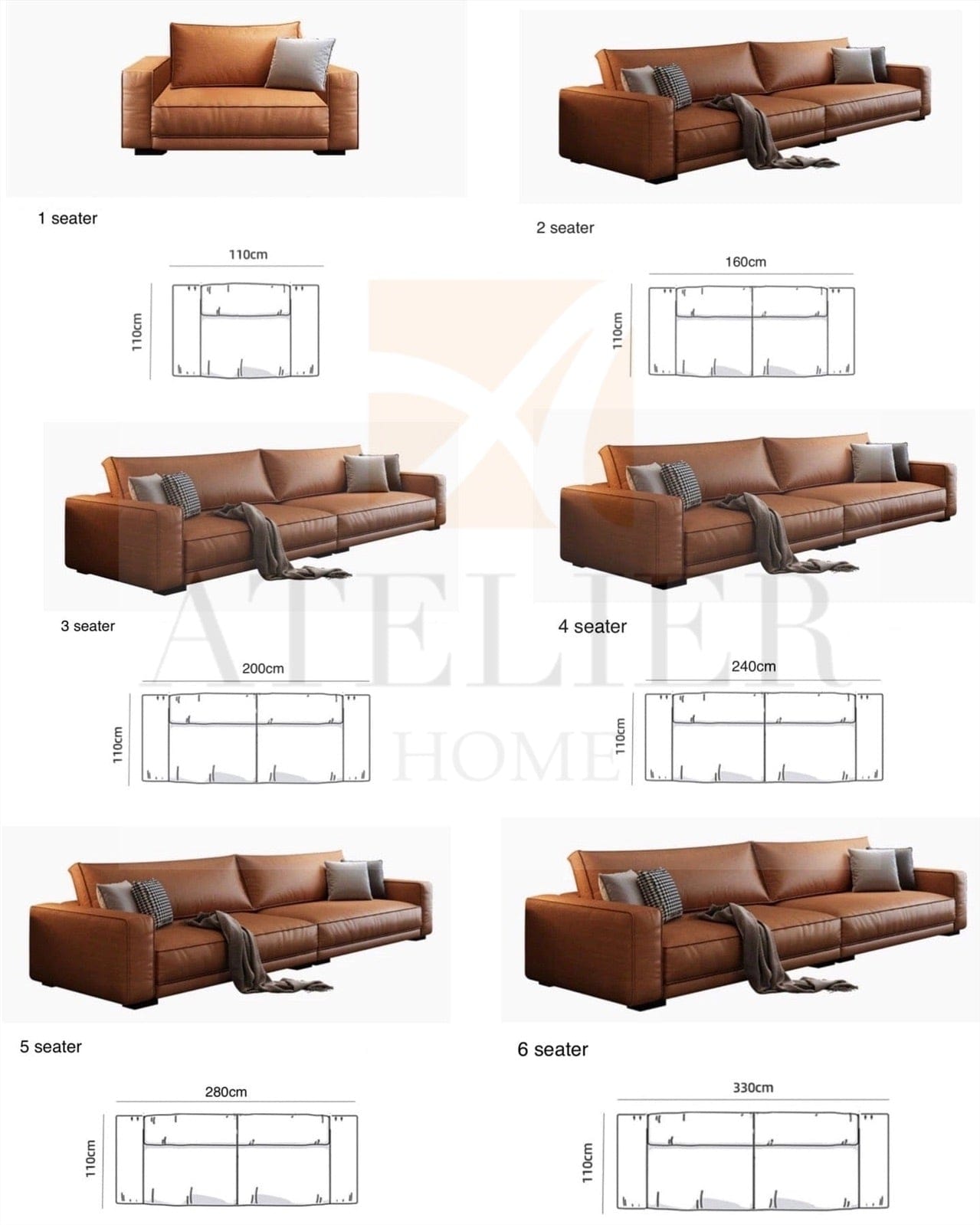 Home Atelier Napoli Sectional Sofa