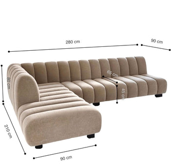Home Atelier Nardiv Sectional L-shape Sofa