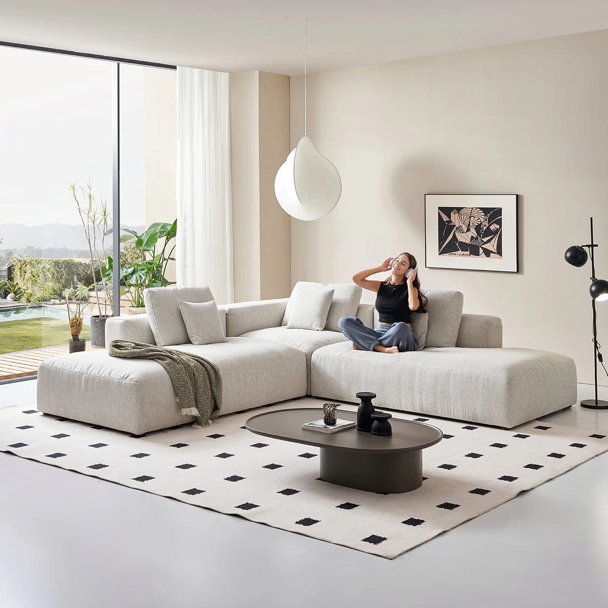 Home Atelier Nathan Designer Sectional Sofa