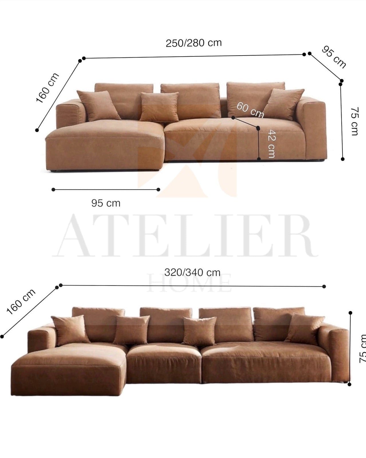 Home Atelier Nathan Scratch Resistant Sofa