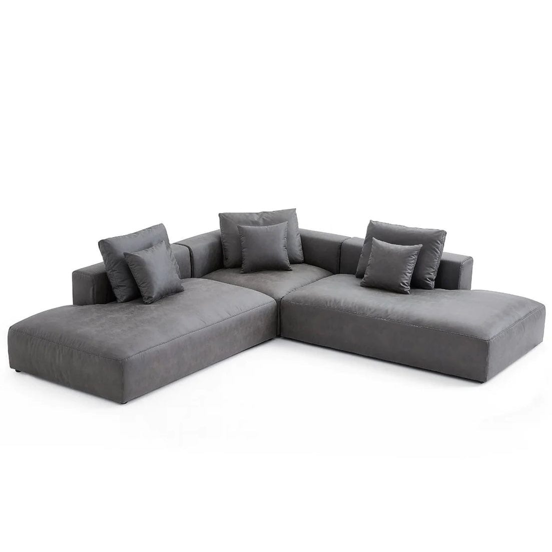 Home Atelier Nathan Sectional Open Chaise Sofa
