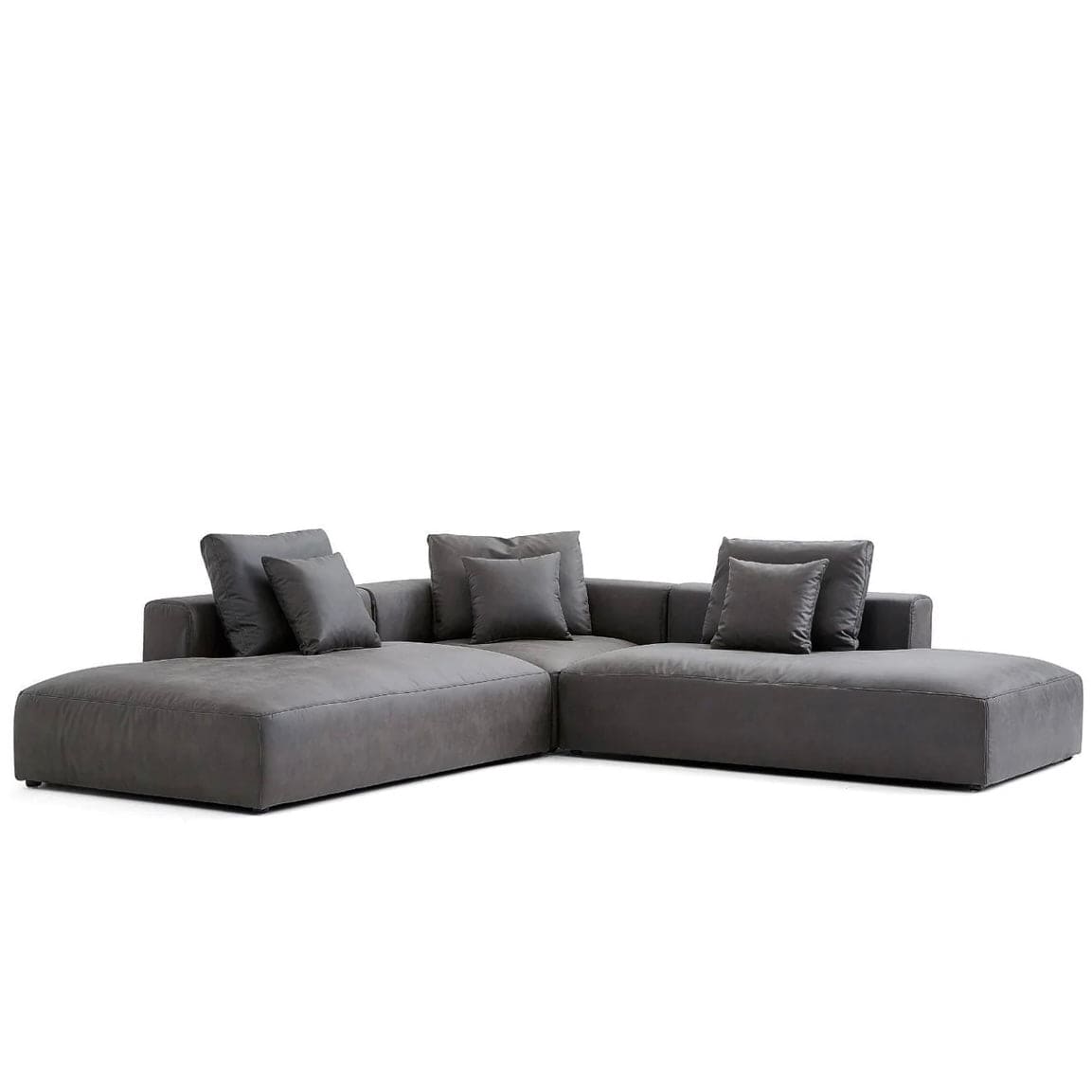 Home Atelier Nathan Sectional Open Chaise Sofa