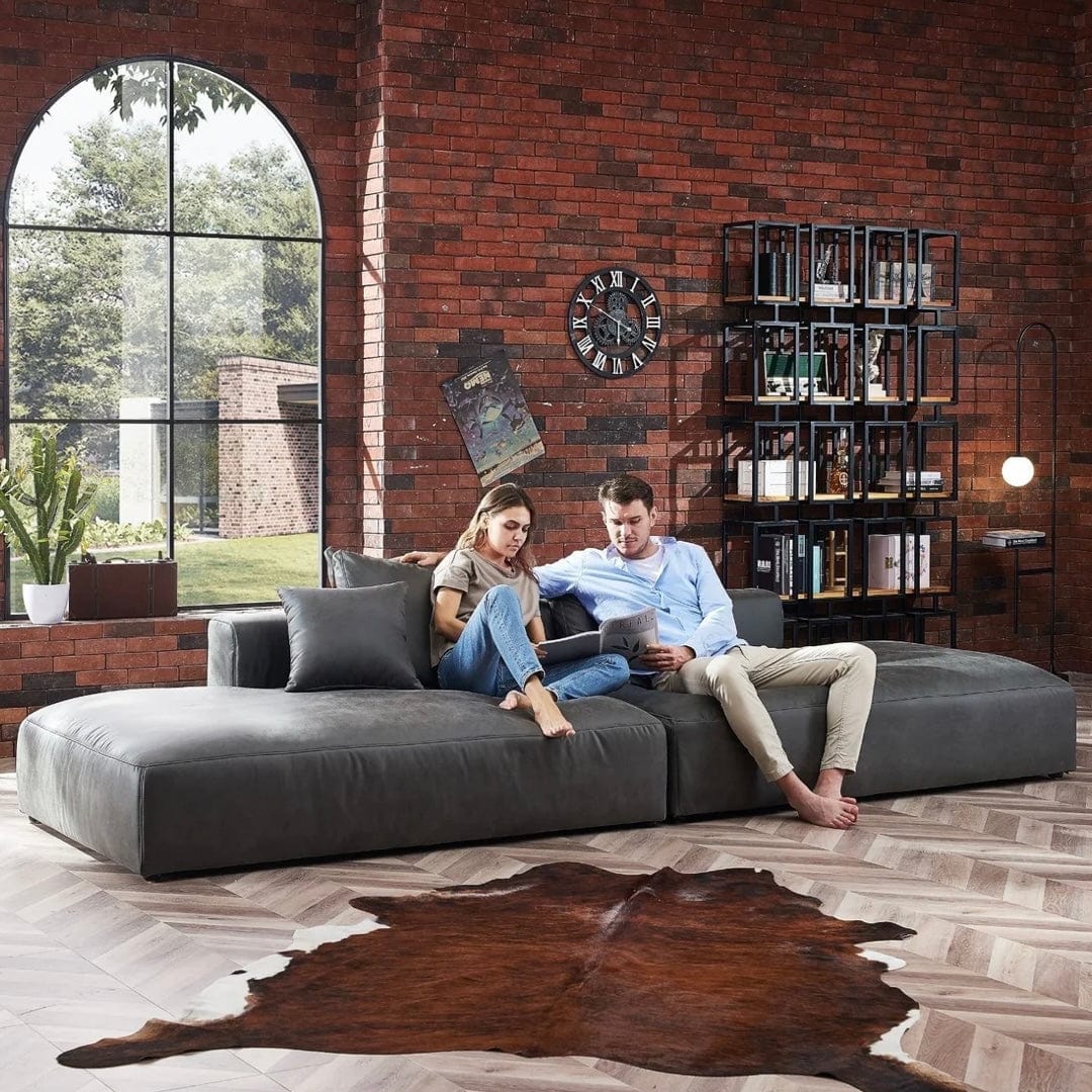 Home Atelier Nathan Sectional Open Chaise Sofa