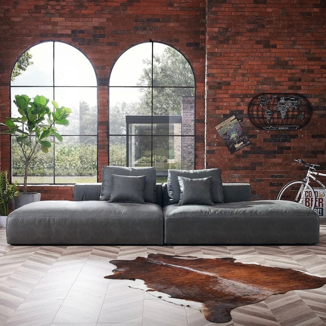 Home Atelier Nathan Sectional Open Chaise Sofa