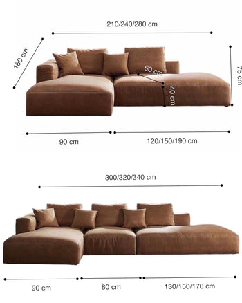 Home Atelier Nathan Sectional Sofa