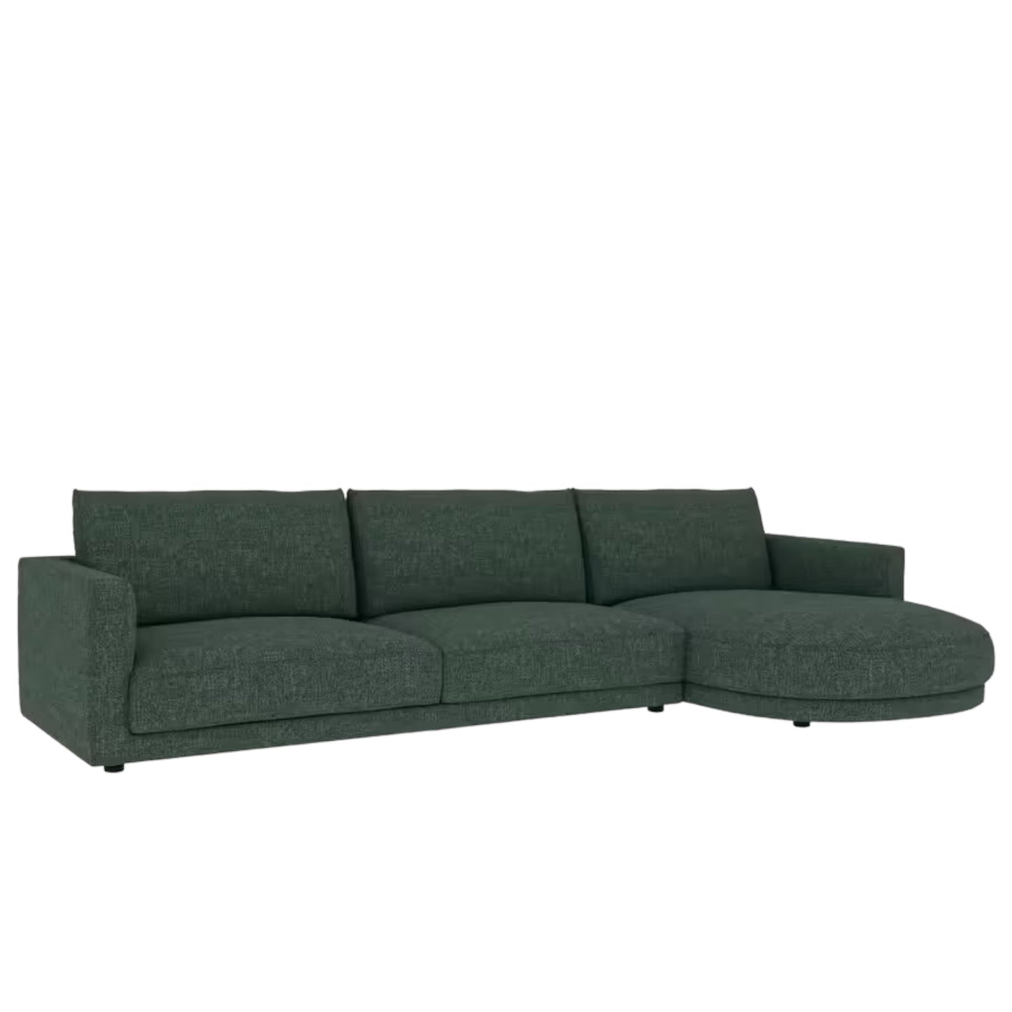 Home Atelier Nathaniel Designer Sectional Round Chaise Sofa