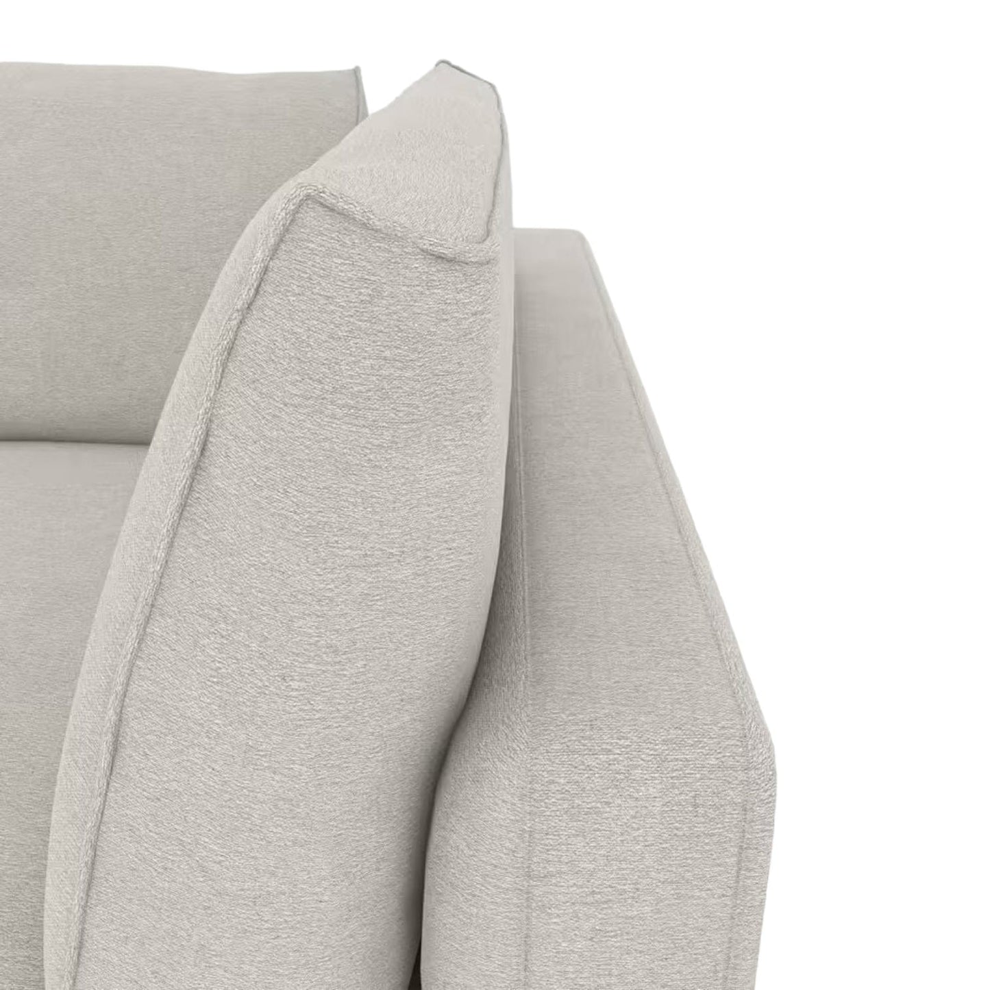 Home Atelier Nathaniel Designer Sectional Round Chaise Sofa