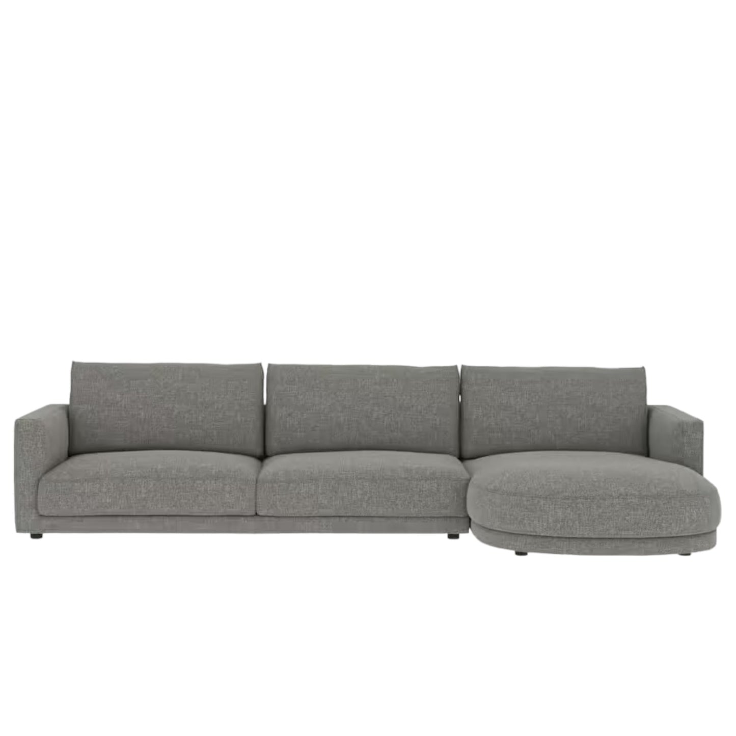 Home Atelier Nathaniel Designer Sectional Round Chaise Sofa