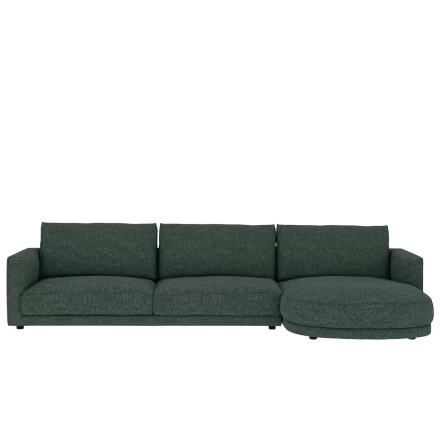 Home Atelier Nathaniel Designer Sectional Round Chaise Sofa