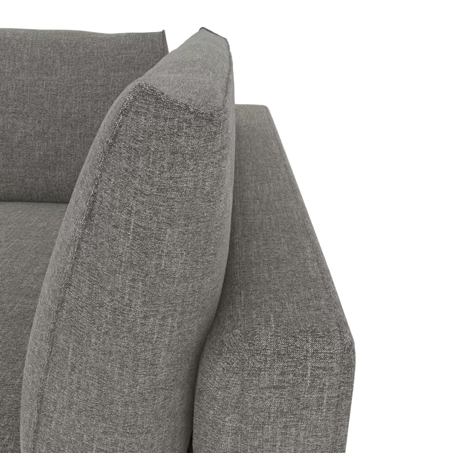 Home Atelier Nathaniel Designer Sectional Round Chaise Sofa