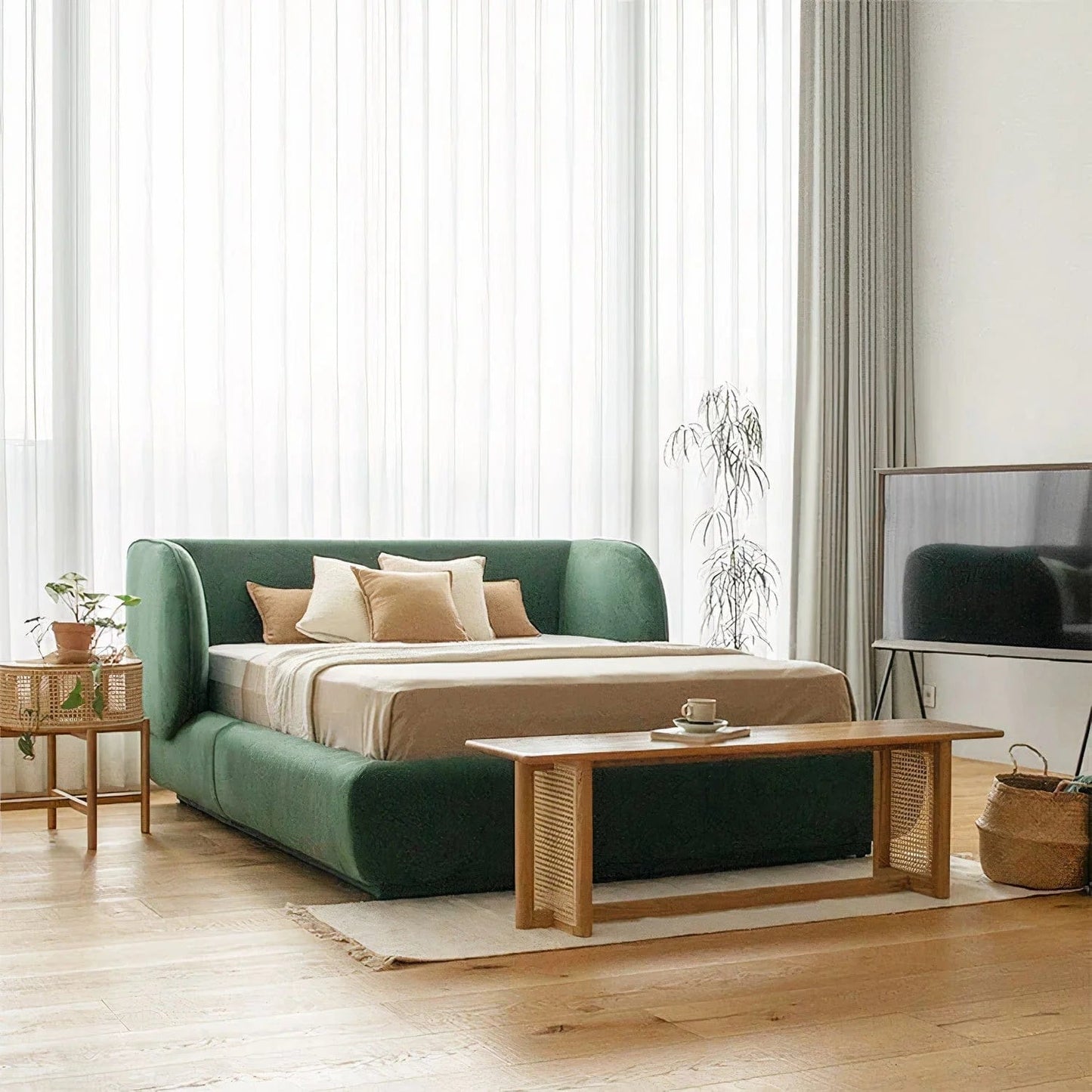 Home Atelier Neil Performance Boucle Bed Frame