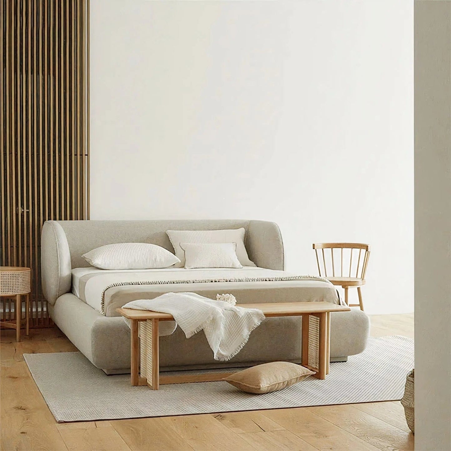Home Atelier Neil Performance Boucle Bed Frame